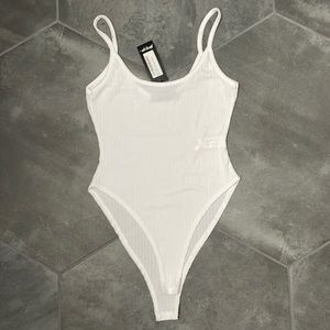 Nasty Gal white body suit (new with tags)
